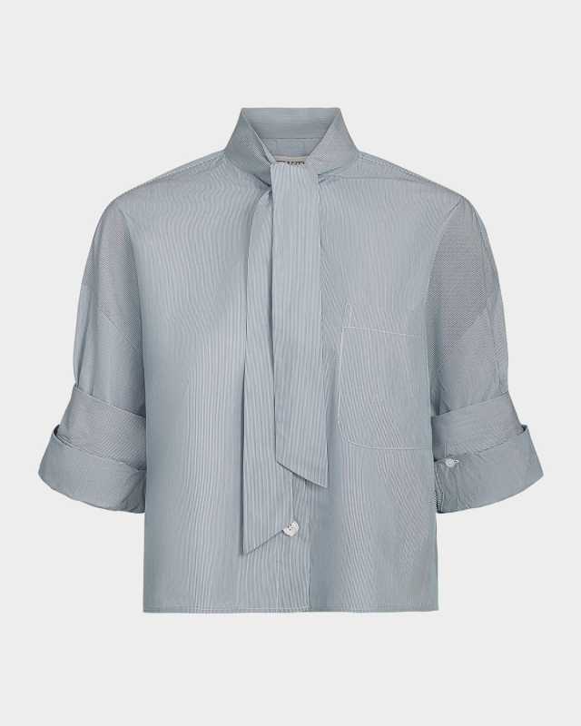Next Ex Striped Shirt with Tie